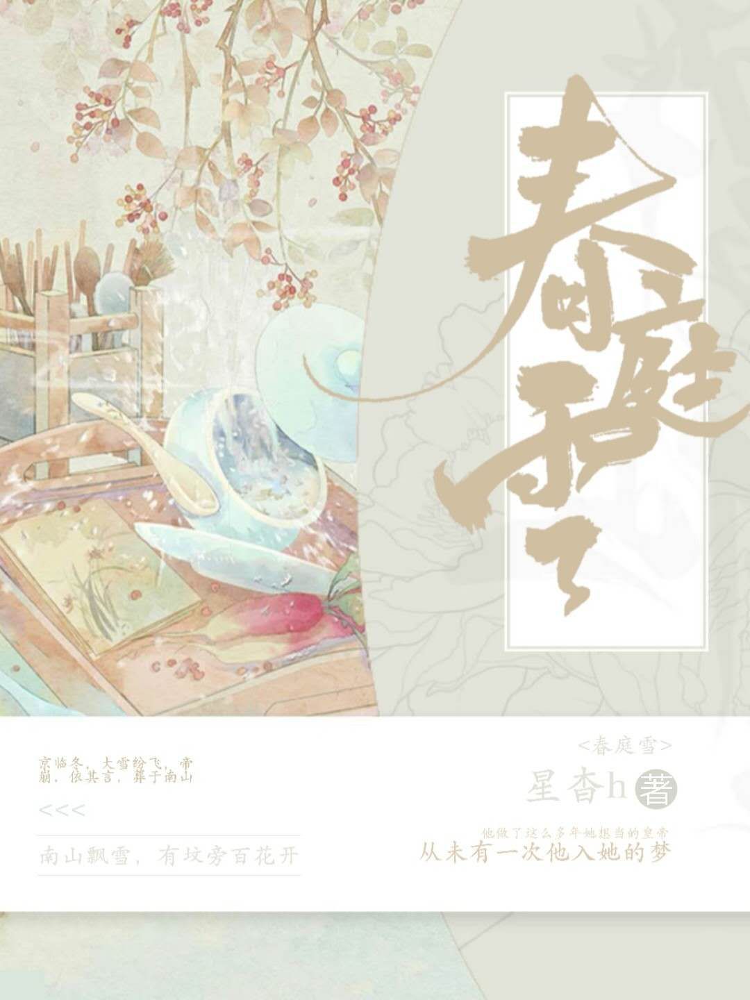 封面记录 - 春庭雪 - 全民写小说